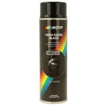 MOTIP 4000 FEKETE FÉNYES FESTÉK SPRAY 50 0ML