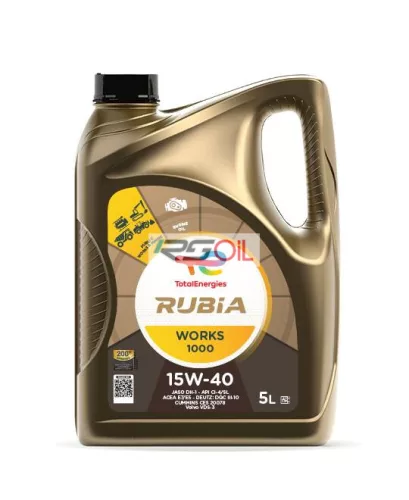 TOTAL RUBIA WORKS 1000 15W40 5 L