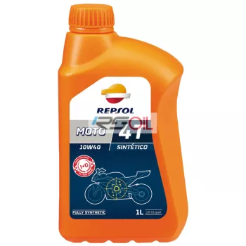 REPSOL MOTO SINTETICO 4T 10W-40 1L