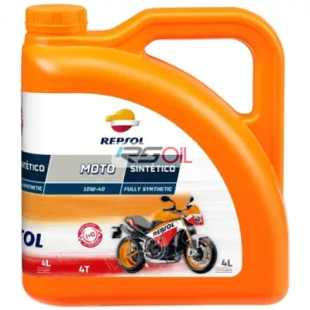 REPSOL MOTO SINTETICO 4T 10W-40 4L