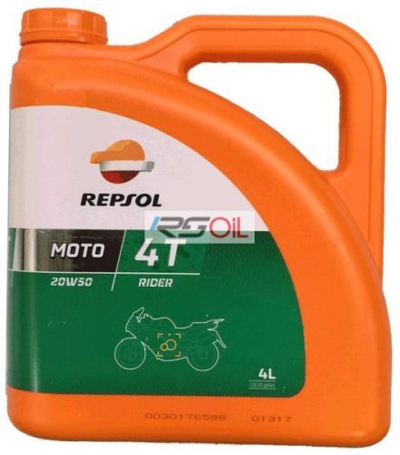 REPSOL MOTO RIDER 4T 20W-50 4L